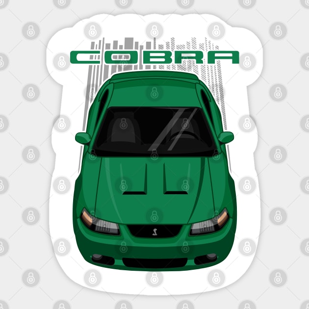 Mustang Cobra Terminator 2003 to 2004 - Green Sticker by V8social